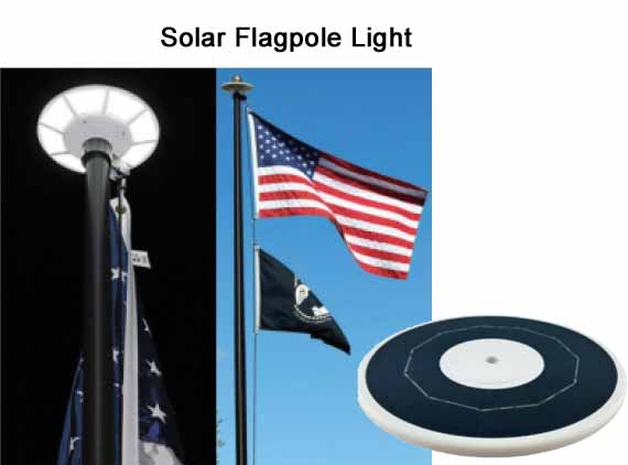 Flag Pole Solar Light