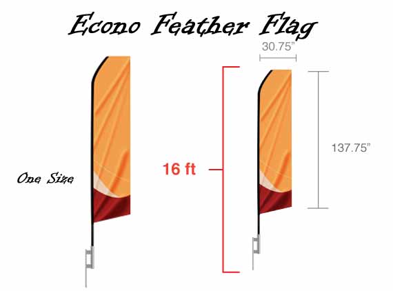 Econo Custom Feather Flags