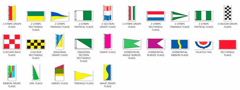 Shaped Flags