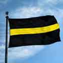 Thin yellow line flag