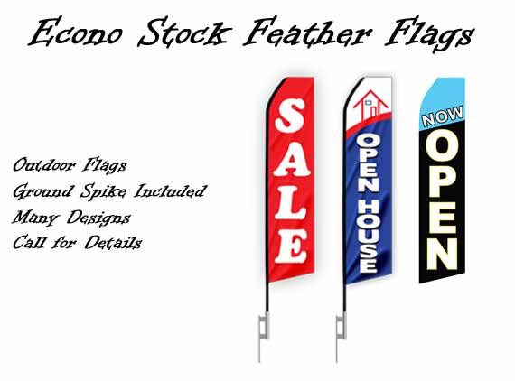 Econo Stock Custom Feather Flags