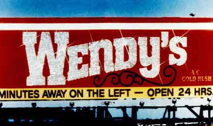 Wendys sign